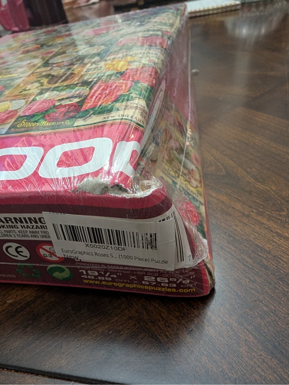 Eurographics Smithsonian Roses Seed Catalogue Collection 1000 Piece Puzzle NIB - Picture 5 of 5